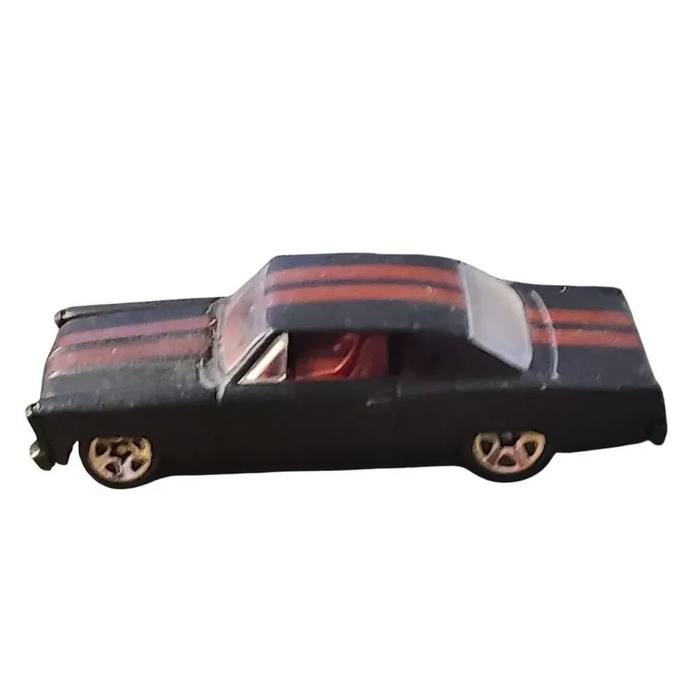 2007 Hot Wheels  Flat Black '66 Chevy Nova w/SP5 Wheels and '68 Green vintage